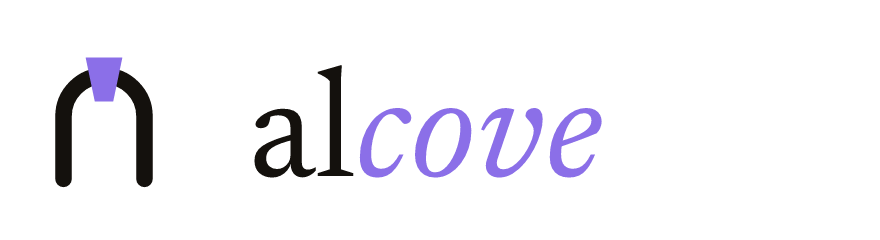alcove wordmark on light
